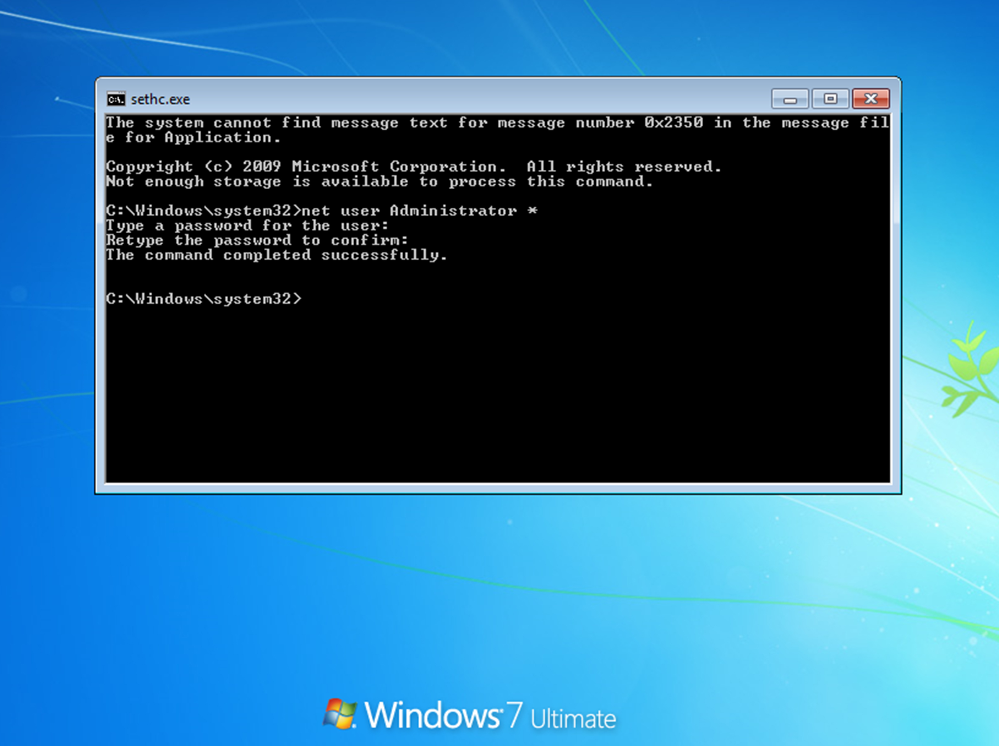 Hack Windows 8 Administrator Password